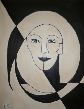 34 - 40x50, acryl på lærred