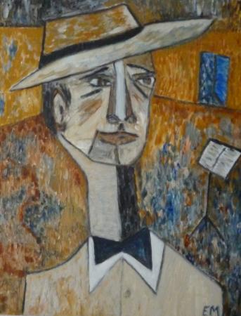 18 - 40x50, acryl på lærred